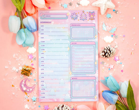 Whimsical Wonderland Hourly Planner Pad