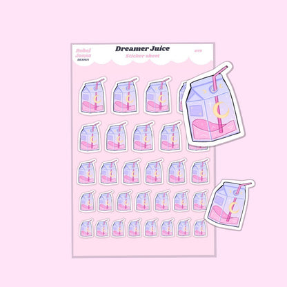 Dreamer Juice Sticker Sheet - RJD