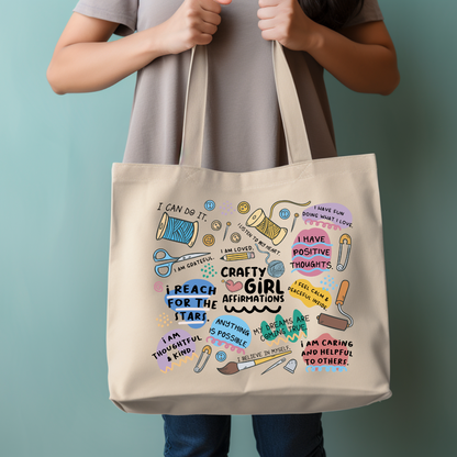 Crafty Girl Tote Bag