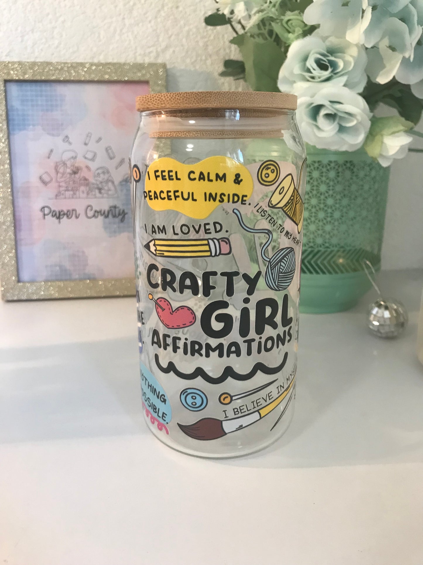 Crafty Girl Affirmationsbecher