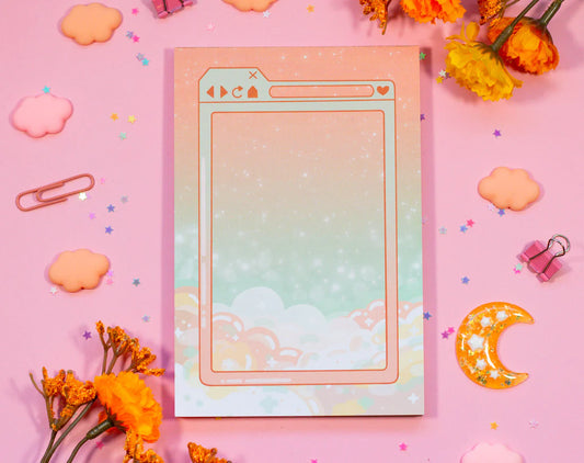 Creamsicle Notepad