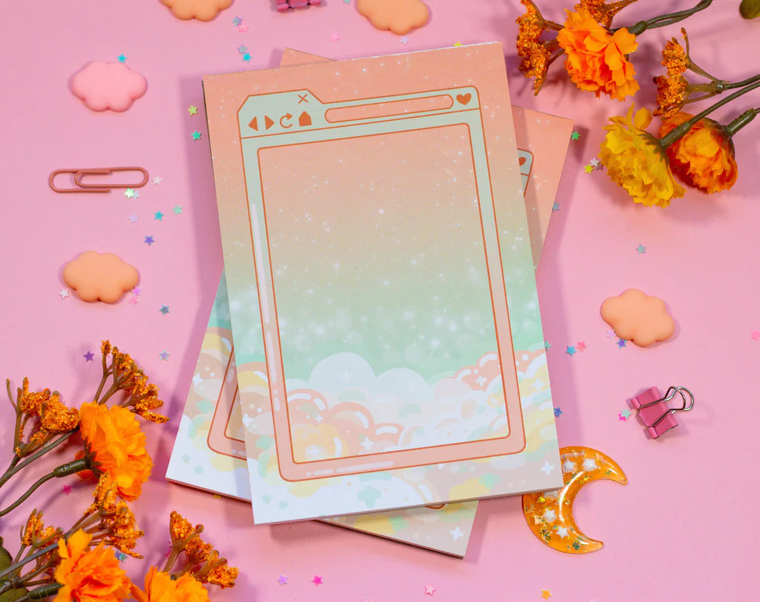 Creamsicle Notepad