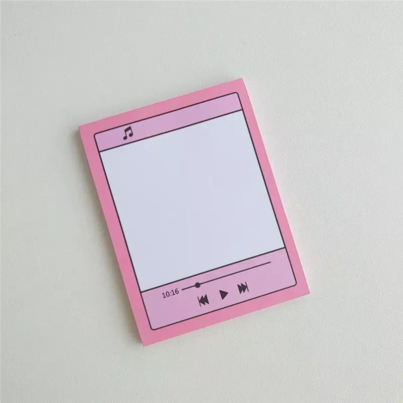 Playlist Memo Pad