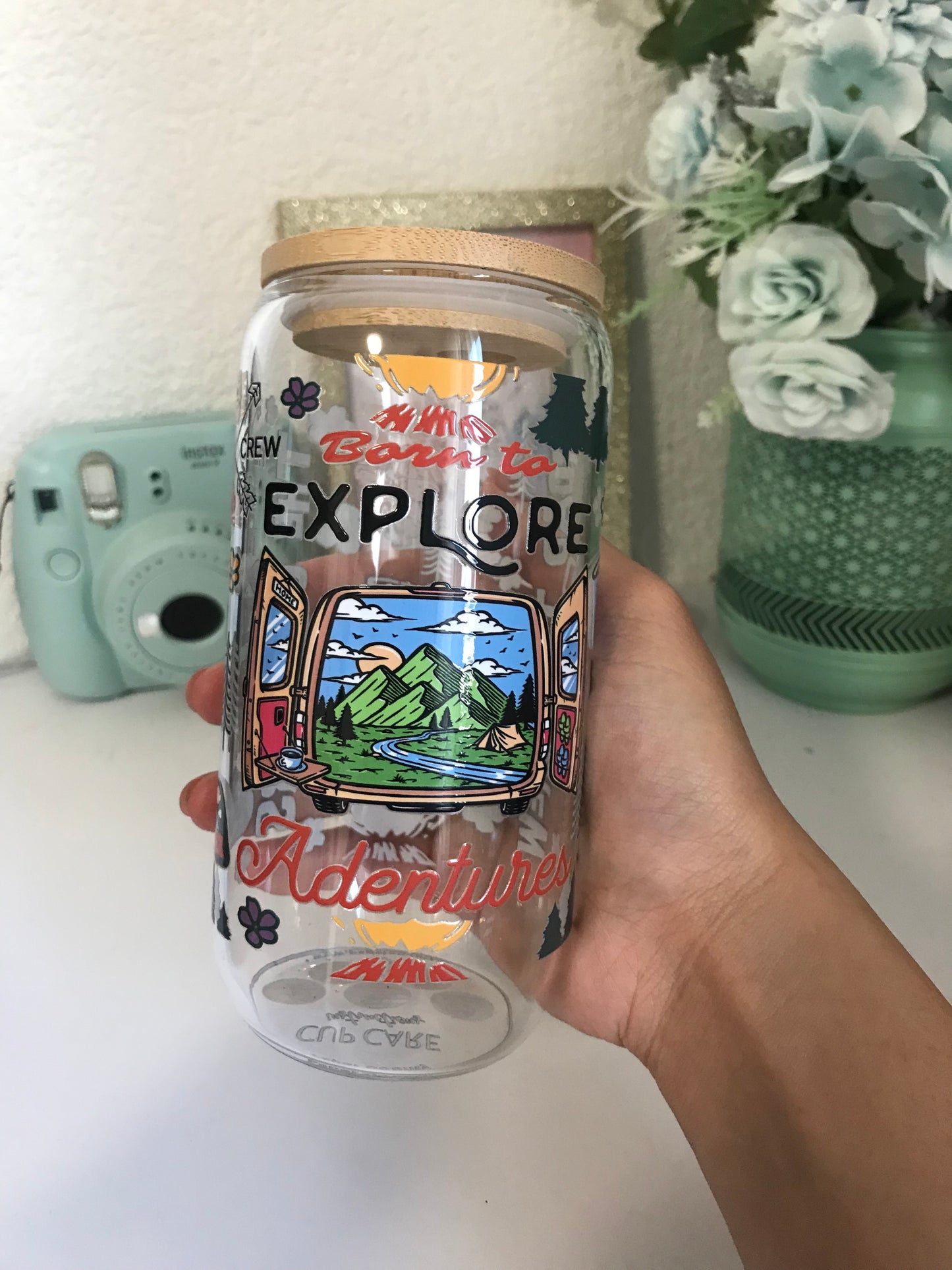 Tasse Né pour Explorer