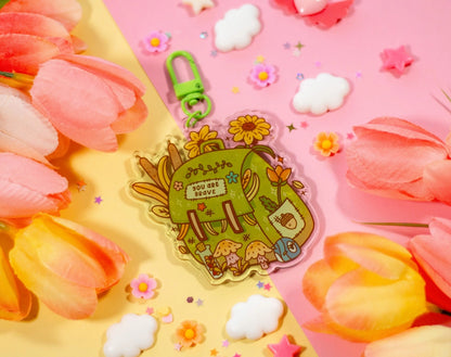 Nature Backpack Keychain