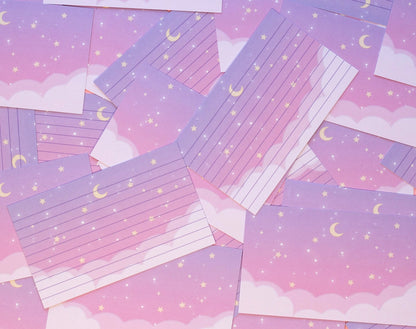 Starry Clouds Note Cards