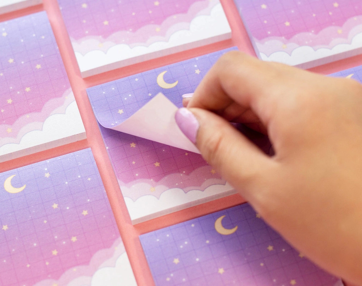 Starry Clouds Sticky Notes