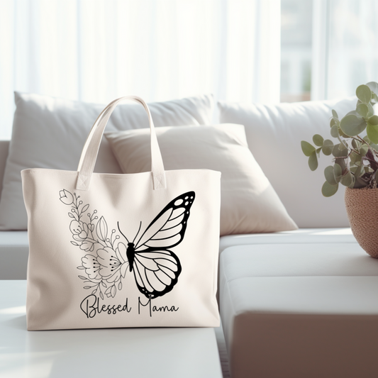 Blessed Mama Tote Bag