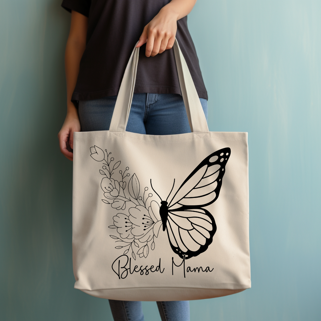 Blessed Mama Tote Bag