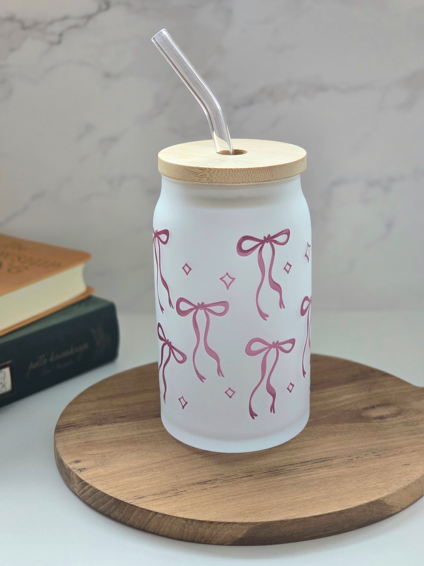 Tasse Nœud Ruban Rose Foncé