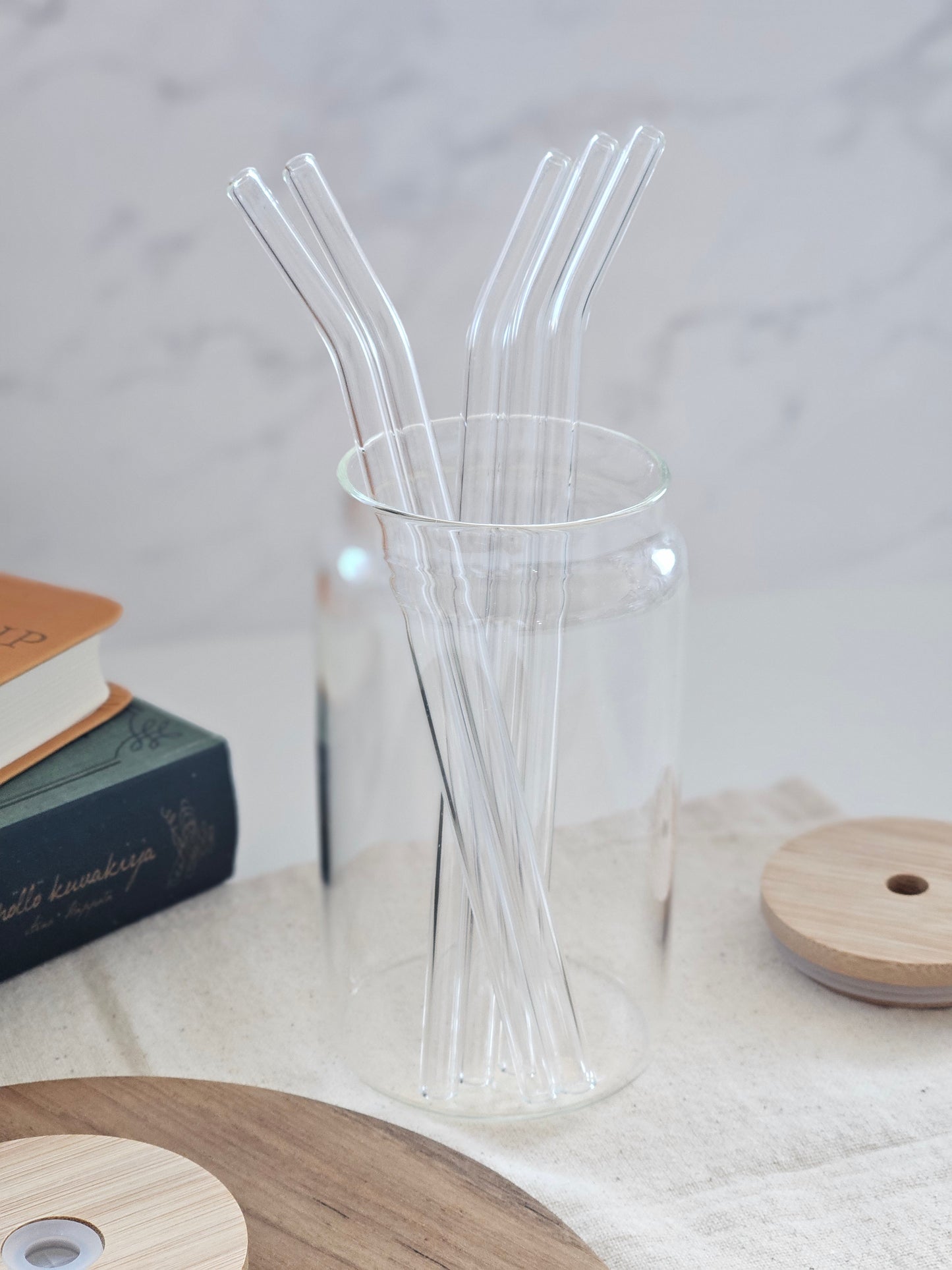 Clear Glass Straw