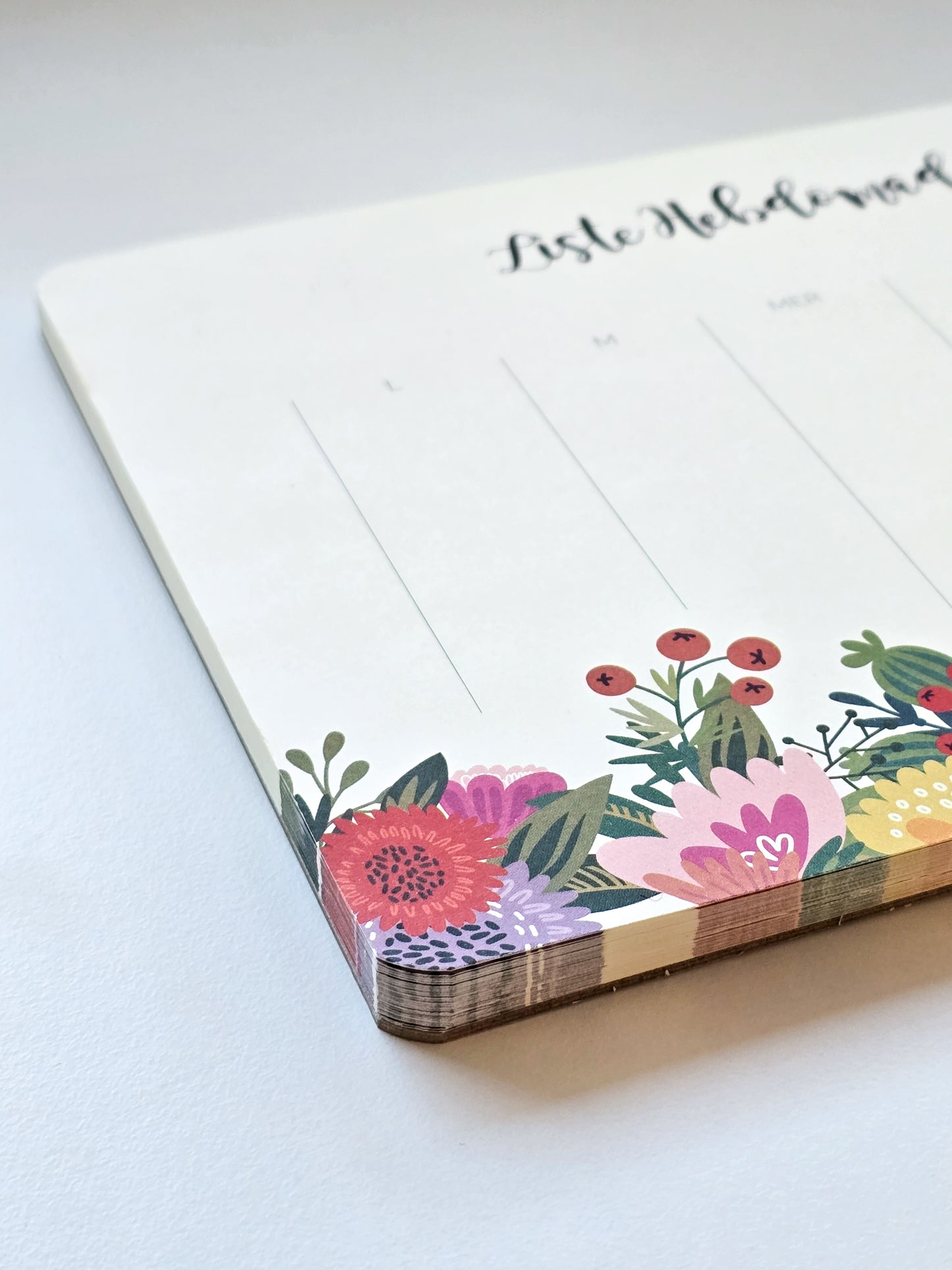 Liste Hebdomadaire Planner Pad