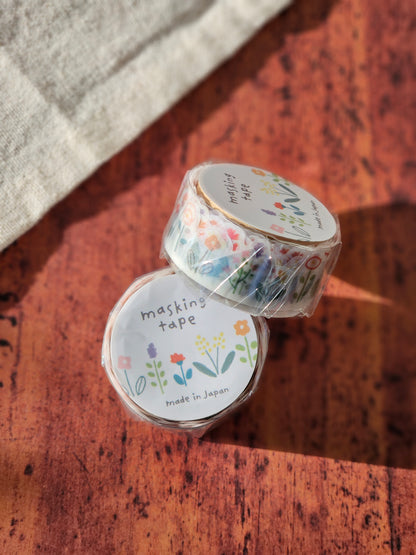 Masking Tape - Die-Cut Colorful Floral