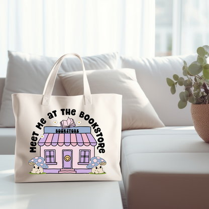 Meet Me at The Bookstore Tote Bag