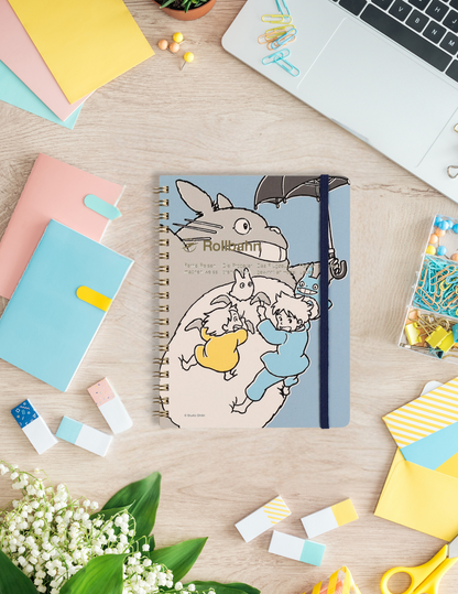 My Neighbor Totoro Rollbahn Spiral Notebook (Blue)