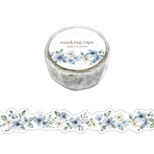 Palette Masking Tape - Die-Cut Blue Floral