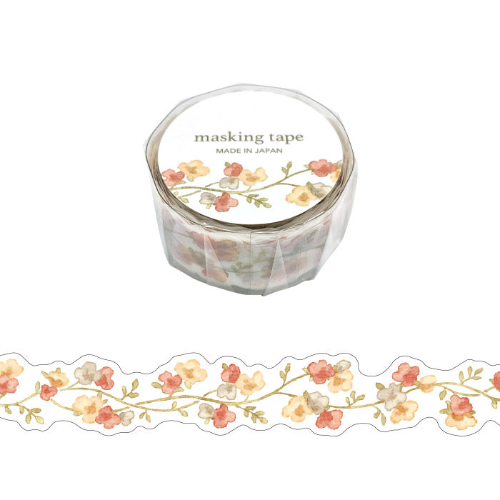 Palette Masking Tape - Die-Cut Orange Floral