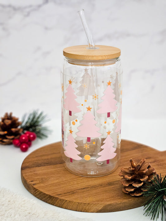 Pink Christmas Trees Cup