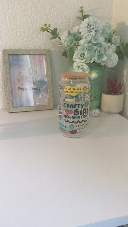 Crafty Girl Affirmations Cup