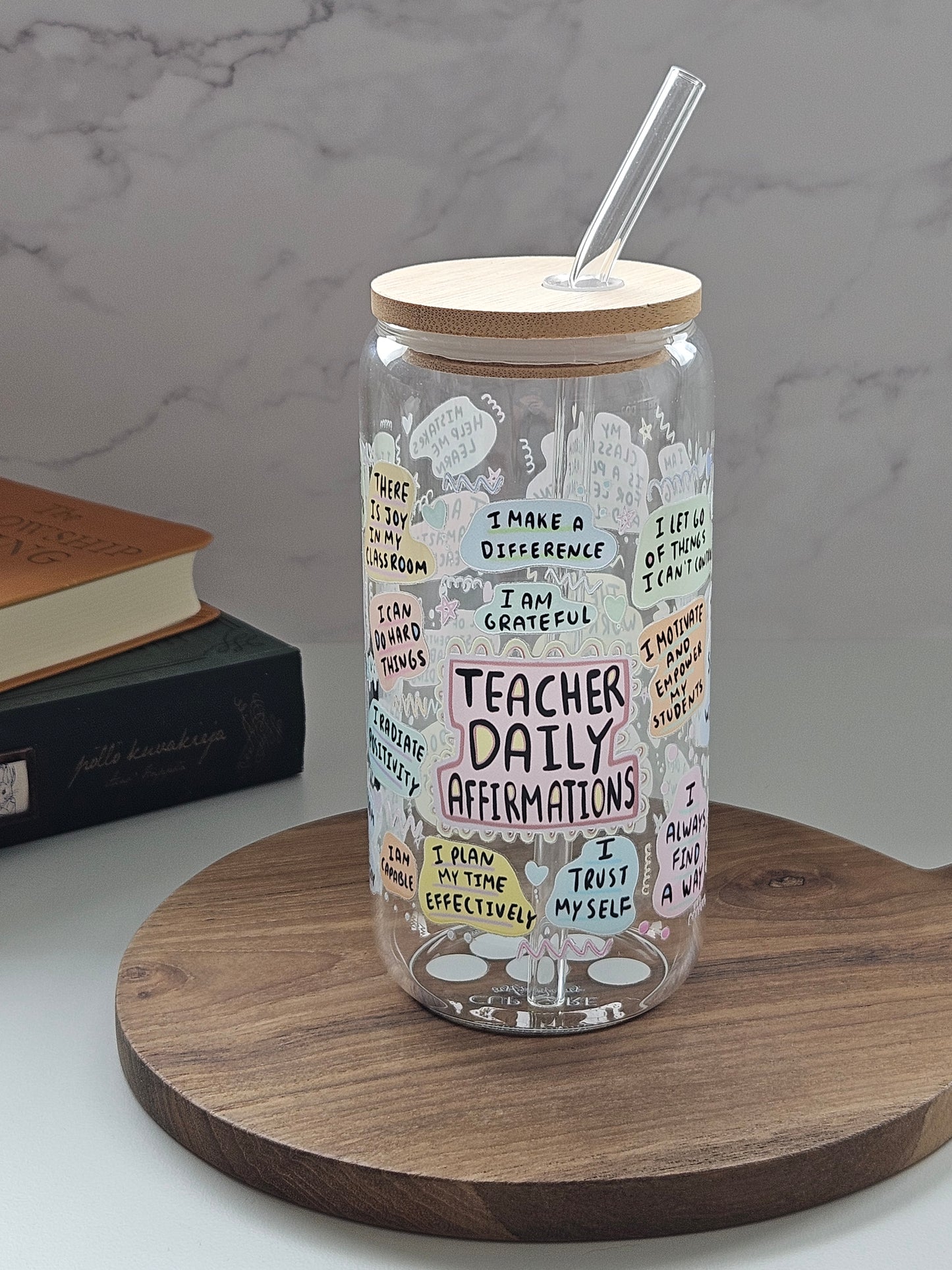 Teacher Daily Affirmations Fun Cup