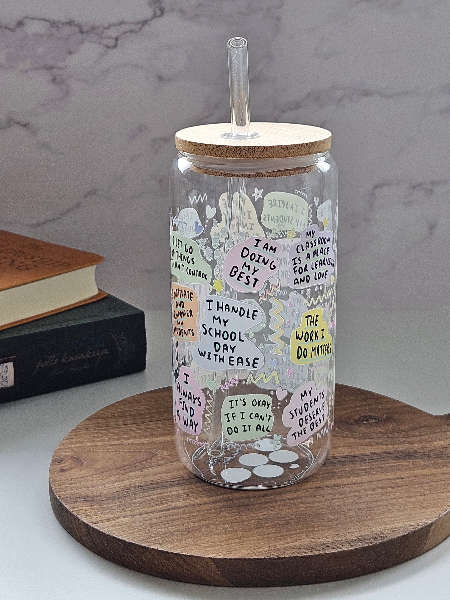 Teacher Daily Affirmations Fun Cup