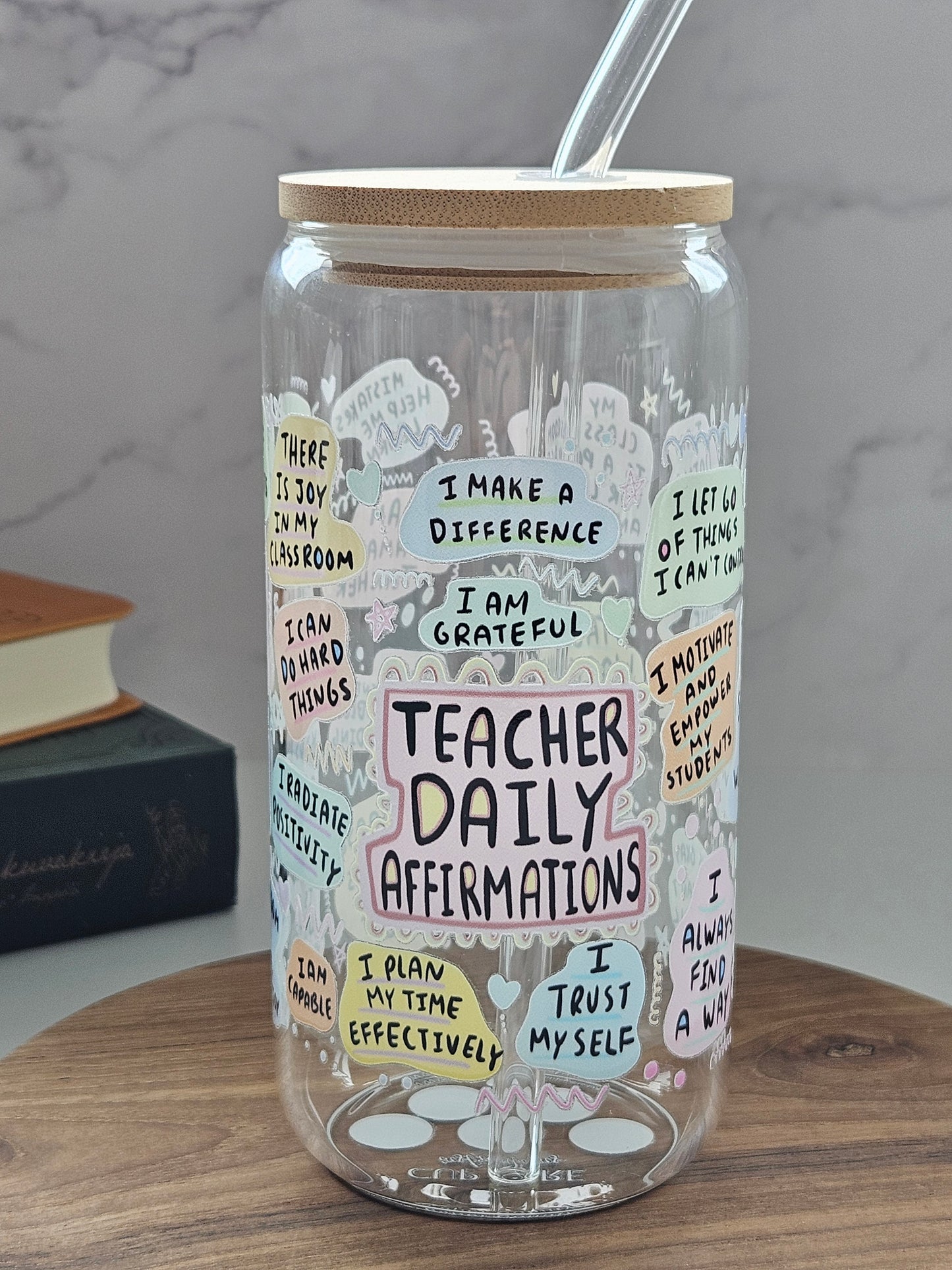 Teacher Daily Affirmations Fun Cup