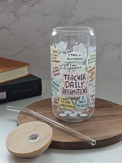 Teacher Daily Affirmations Fun Cup