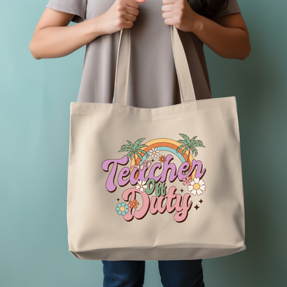 Teacher Off Duty Tote Bag